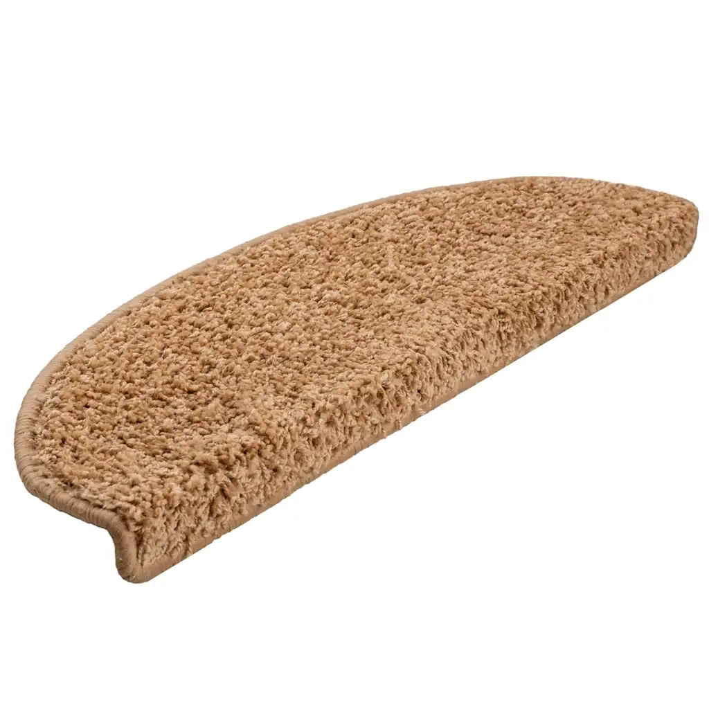Tappetini per scale 20 pz 65x21x4 cm Beige Semicircolari Grandi 3365847