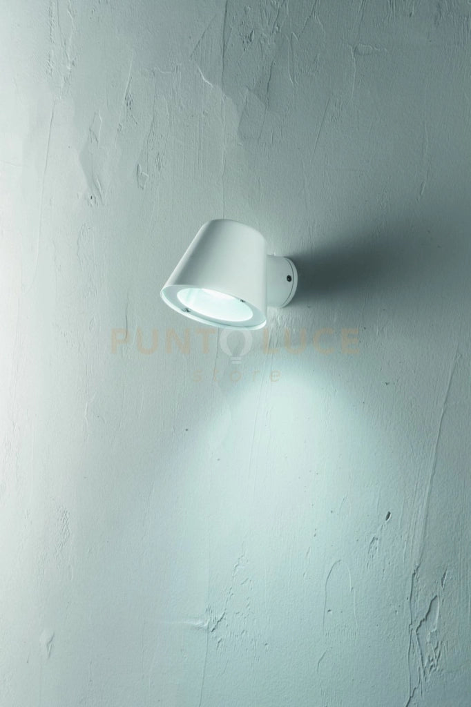 APPLIQUE DA ESTERNI MALTA BIANCO 1 LUCE ATTACCO GU10 IP65 H.10CM