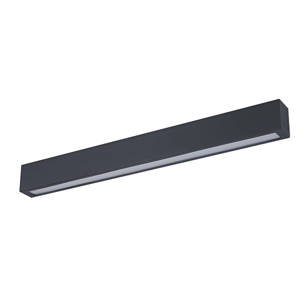 Applique bagno LED Italux Thiago nera 18W IP44 4000K