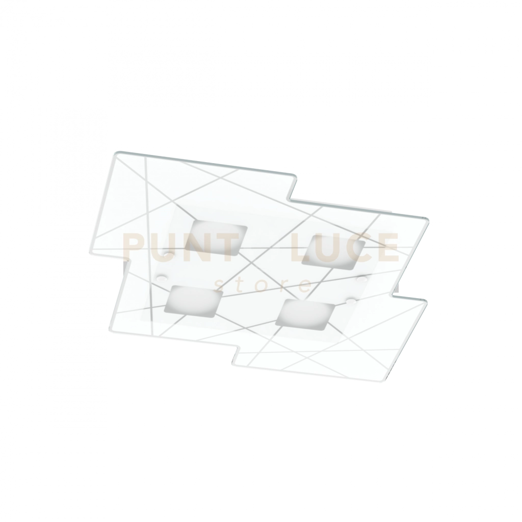 FOCUS APPLIQUE-PLAFONIERA 4 LUCI -255943