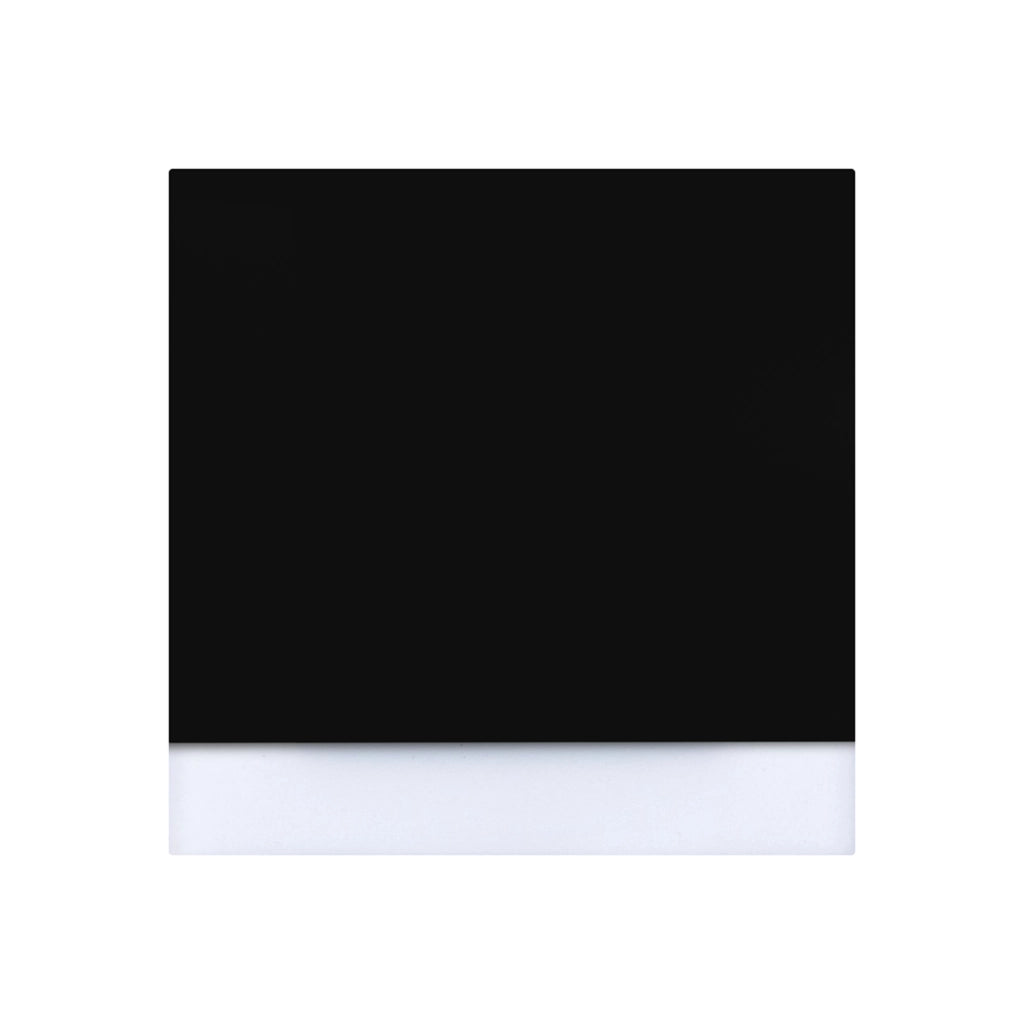 Luce scala incasso quadrata nera/bianca LED 0,6W 4000K Eko-Light
