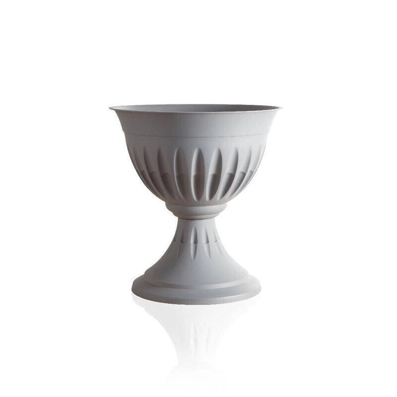 BAMA VASO A CALICE ALBA ROTONDO D.33 X 35H CM COLORE GRIGIO