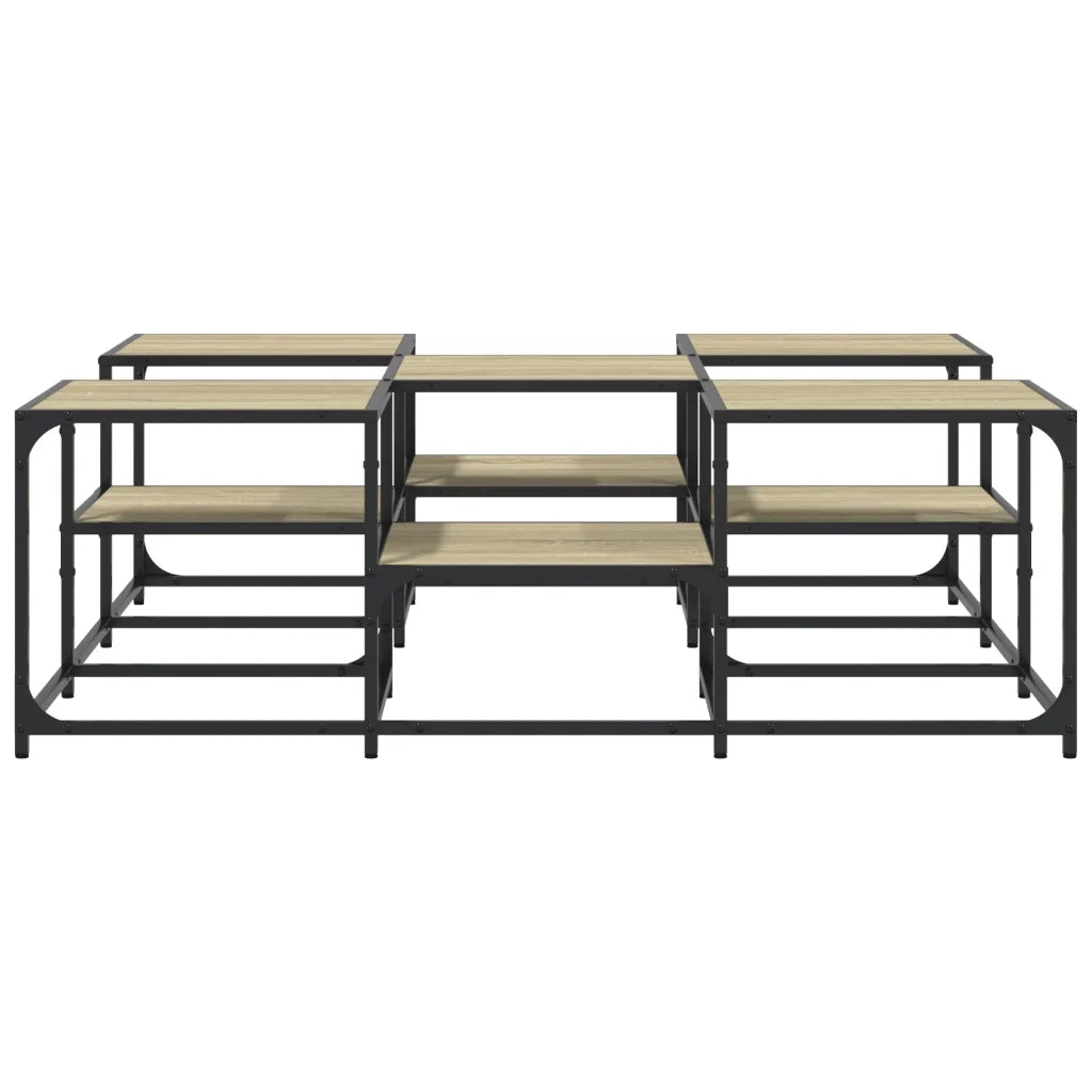 Tavolino Salotto Rovere Sonoma 121x121x40 cm Legno Multistrato 839069