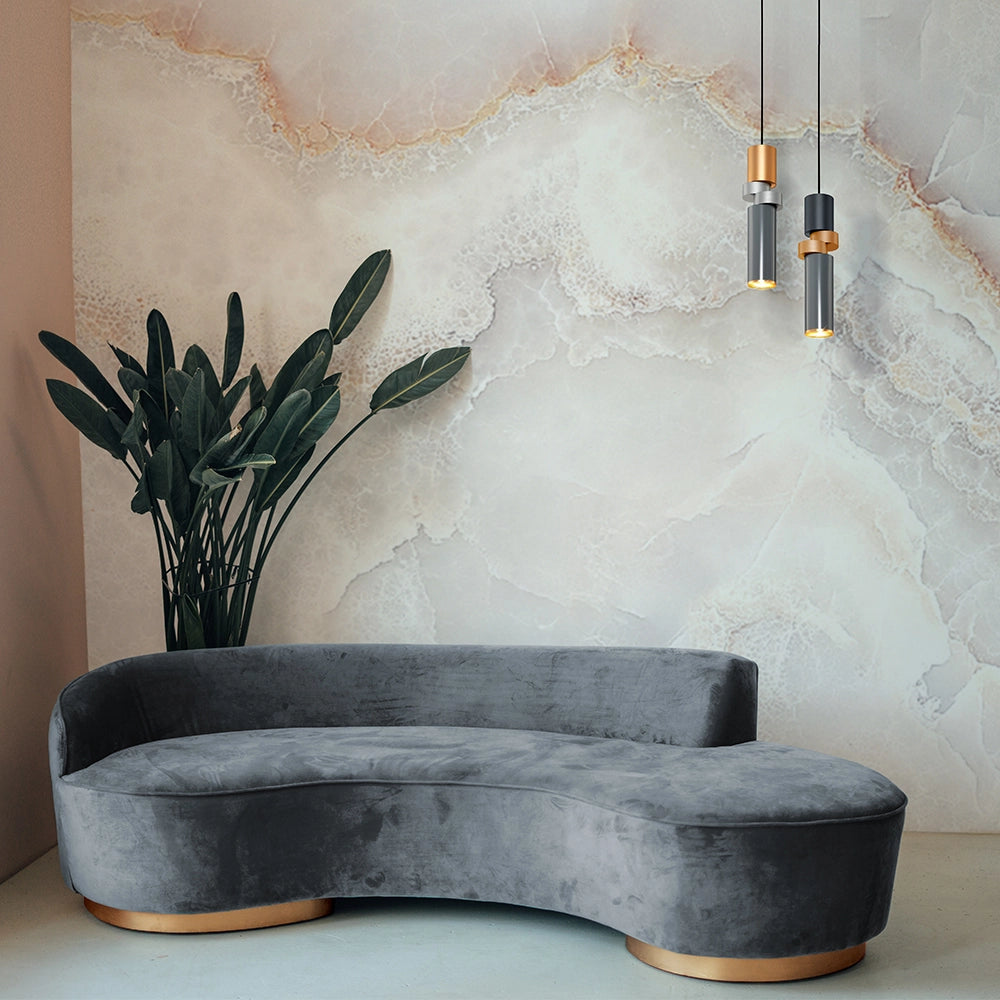 Maytoni Lampadario moderno Palette 1 luce GU10 grigio metallo