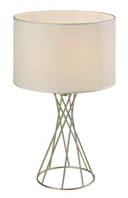 Lampada da tavolo Nivra Rabalux oro bianco E27