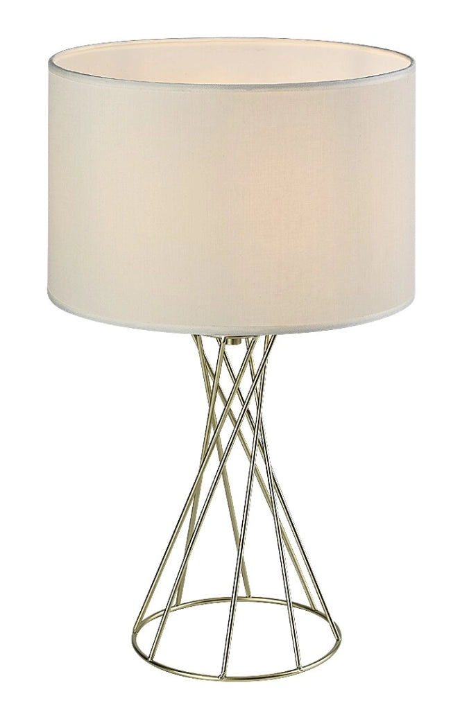 Lampada da tavolo Nivra Rabalux oro bianco E27