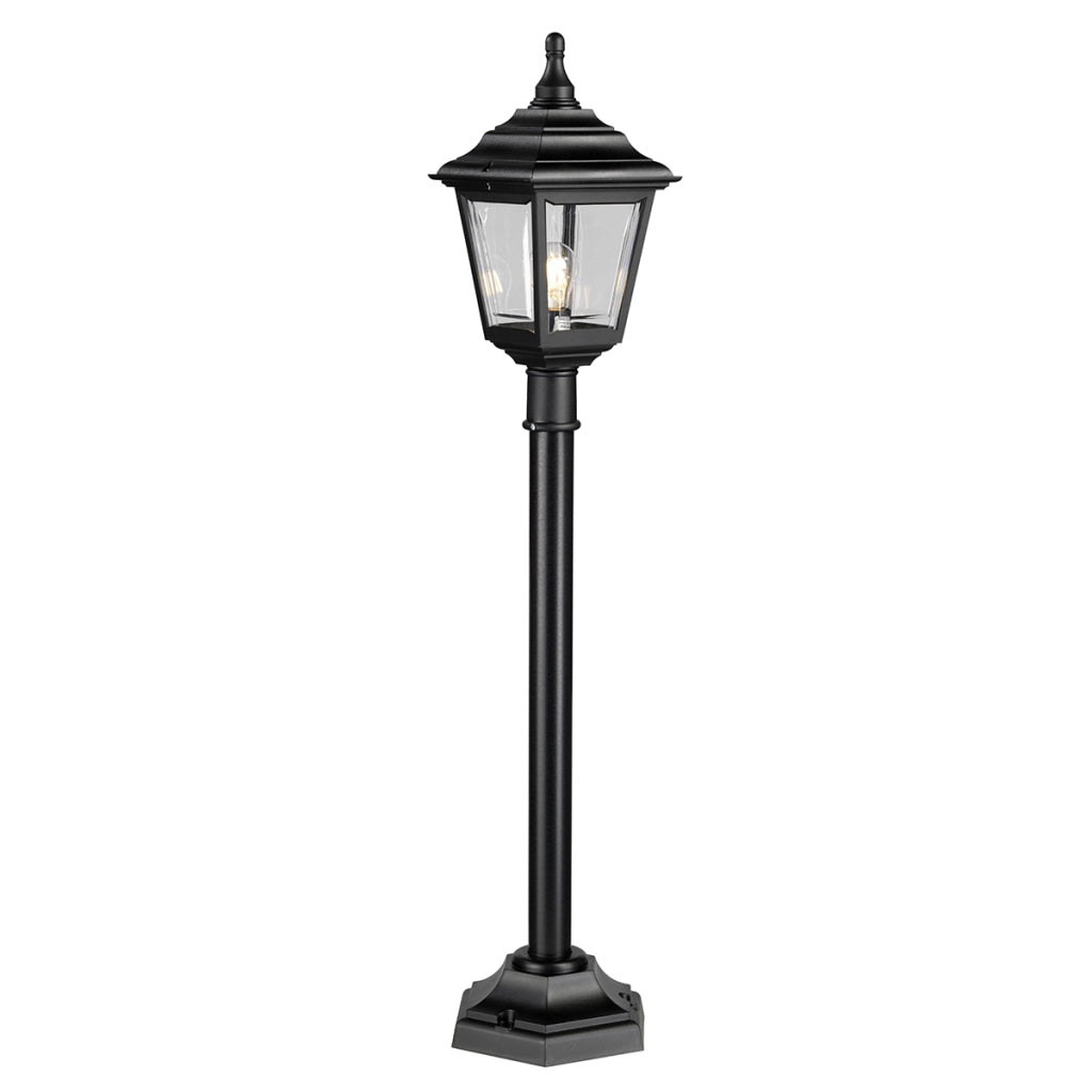 Paletto luminoso esterno nero E27 60W Kerry Elstead