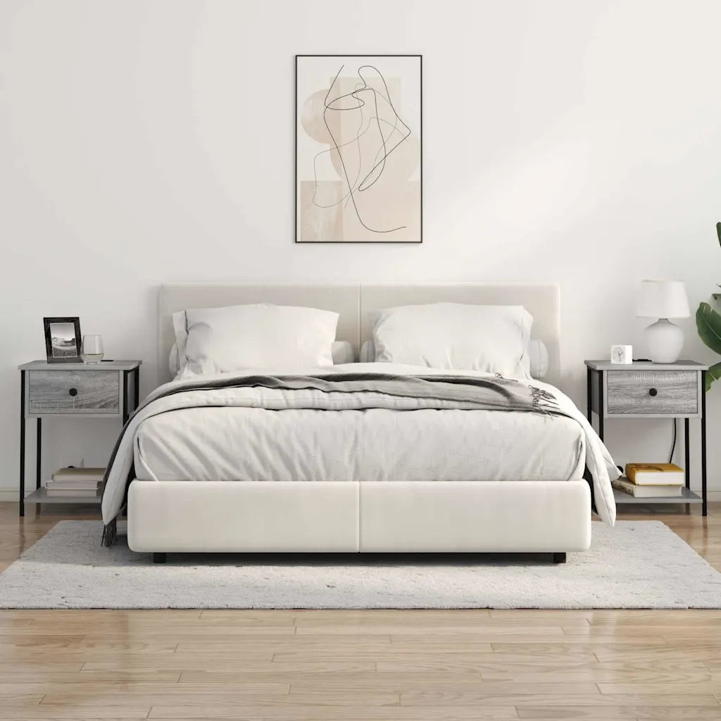 Armadio da Notte 2 pcs Grigio Sonoma 42 x 41 x 56 cm 859427