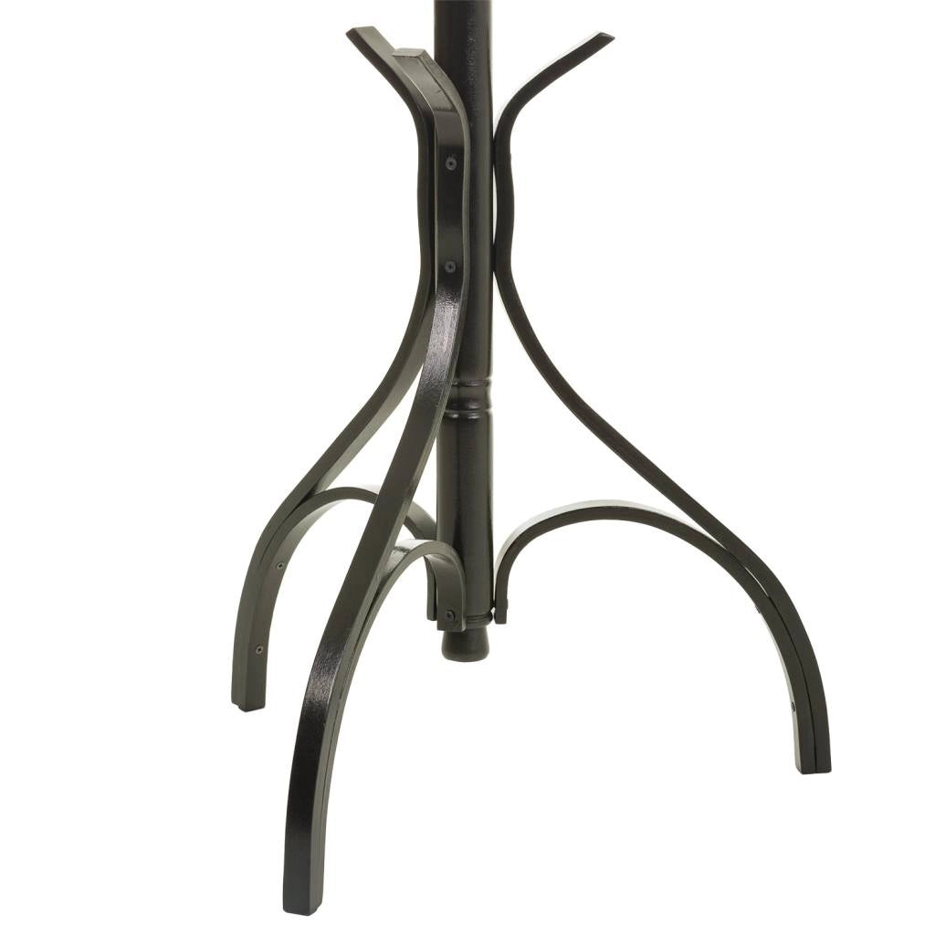 Appendiabiti da terra in legno Nero 45x45x182h