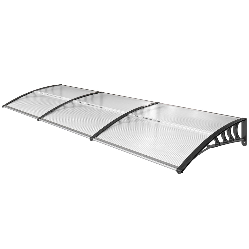 Tettoia per Porte e Finestre ¨C Minimal ¨C Trasparente 90x295x23,5 cm