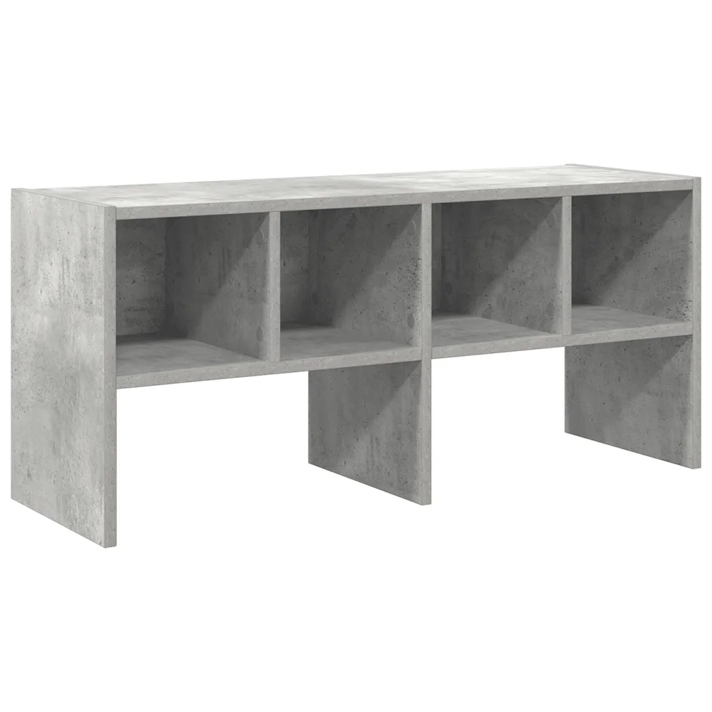 Scarpiera | Mobile per scarpe Impilabile Grigio Cemento 89,5x30x40 cm