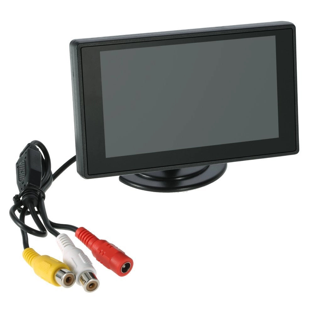 MONITOR LCD TFT 4.3” A COLORI AUTO CAMPER PER TELECAMERA RETROMARCIA REAR VIEW