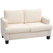 Divano 2 posti con cuscini amovibili ¨C zephmum ¨C beige 120 cm