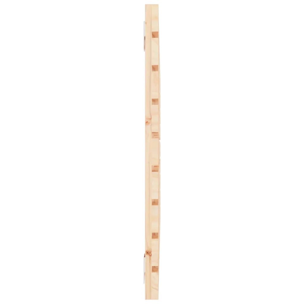 Testiera da Parete-Testiera a Muro-Testata Decorativa 96x3x63 cm in Legno Massello di Pino