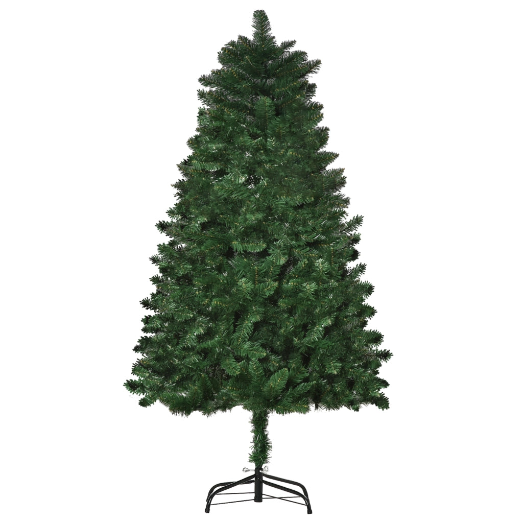 Albero di Natale Artificiale 150 cm Verde con Base Pieghevole ¨C Minimal ¨C 150 cm