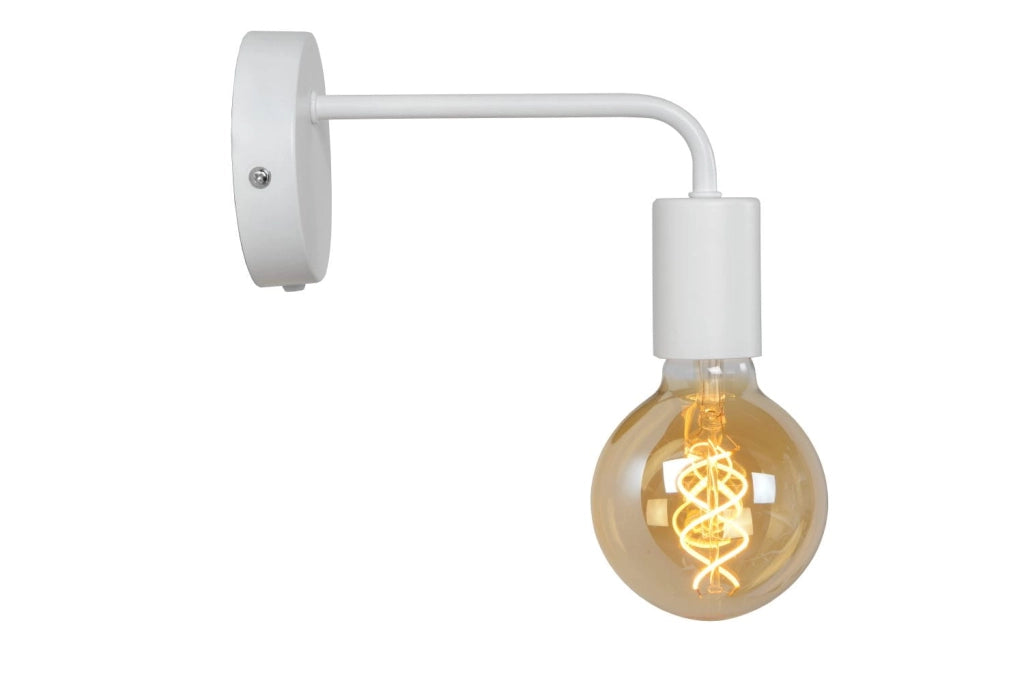 Applique Lucide Scott bianca metallo E27 40W 45265/01/31