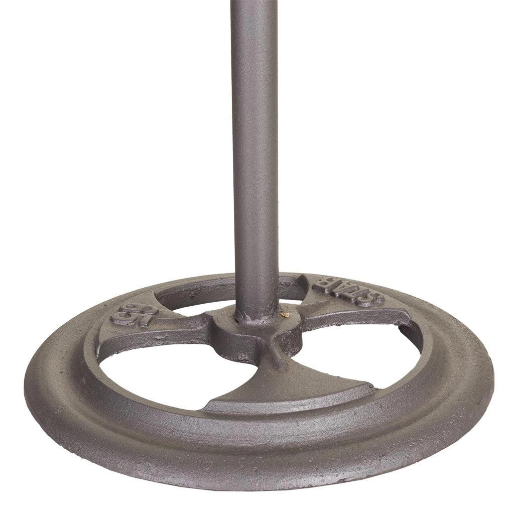 Lampada da terra in metallo marrone 28x28x85h