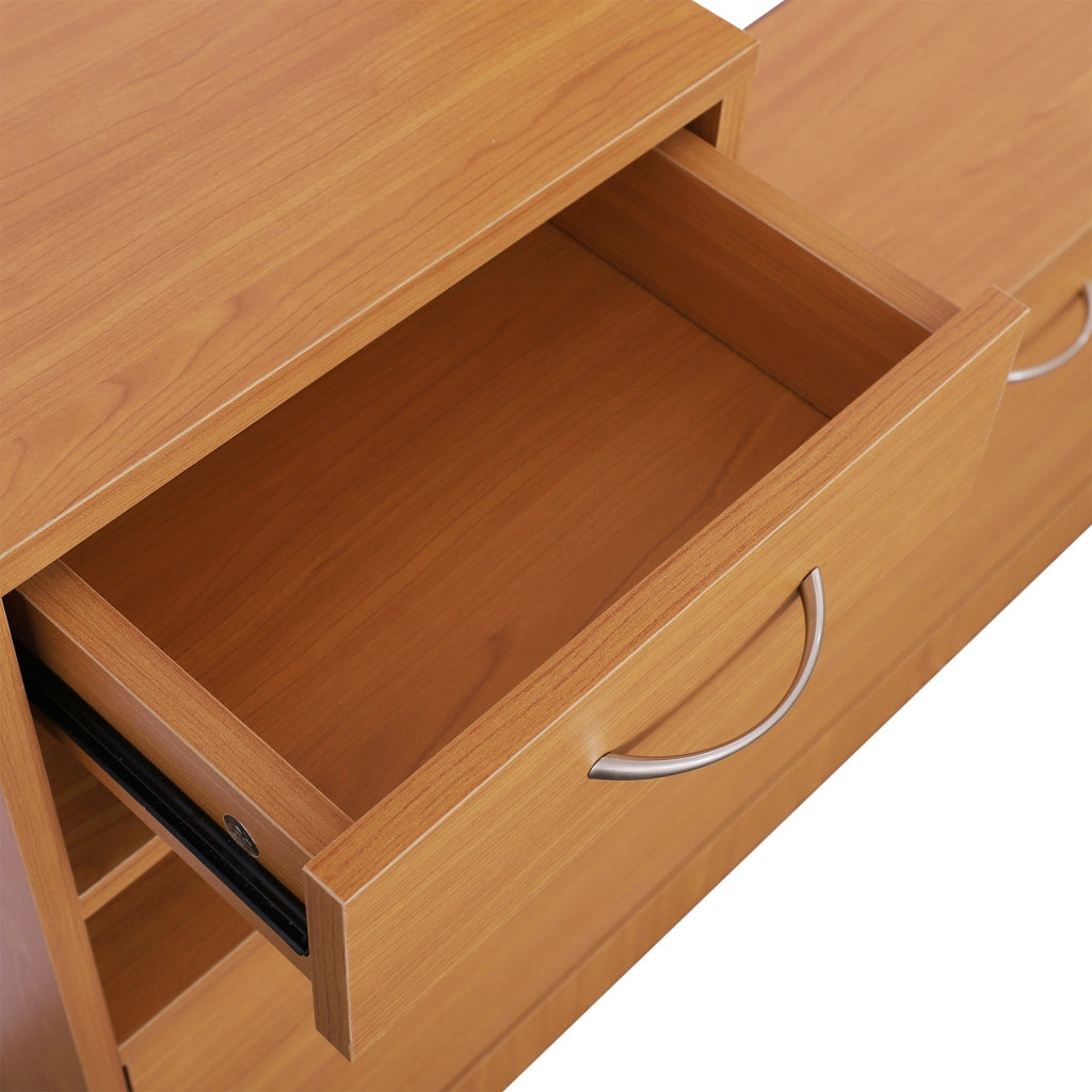 Mobile Ingresso con Specchio Appendiabiti e Scarpiera ¨C Zephmum ¨C Legno Marrone 80x30x180