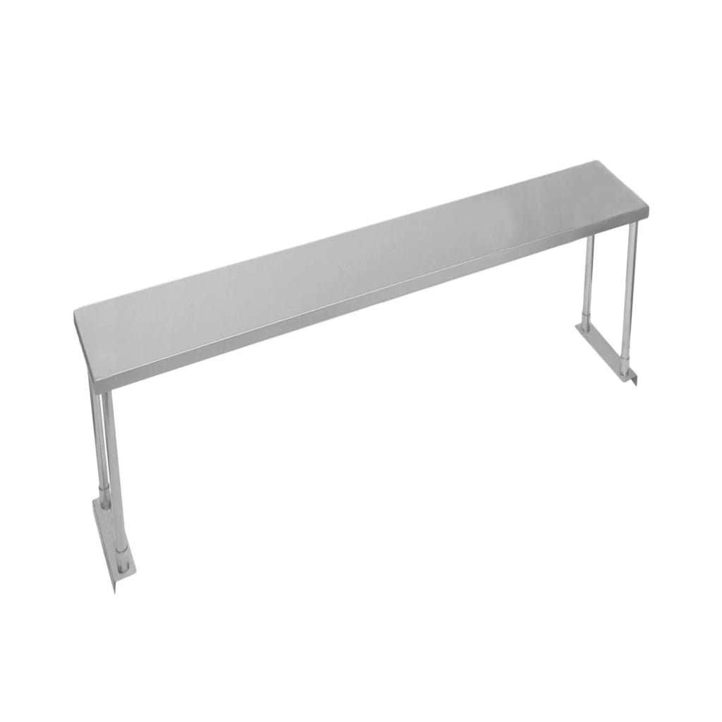 Ripiano con Mensole da Cucina Ristorante, Acciaio Inossidabile Resistente alla Corrosione per - Sigola - 150cm