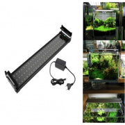 Trade Shop - Lampada 36w Plafoniera Allungabile Estendibile 72 Led Per Acquario 80-100cm -