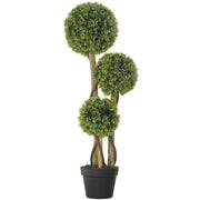 Pianta Artificiale Buxus ¨C Minimal ¨C Verde e Nero