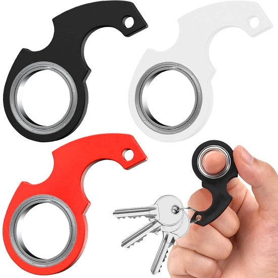 Fidget spinner da parata - 3 pezzi - Materiale polipropileno - Compatta e portatile