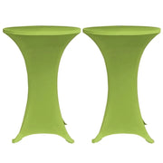 Copertura Elastica per Tavolo 2 pezzi 80 cm Verde CFW1130340
