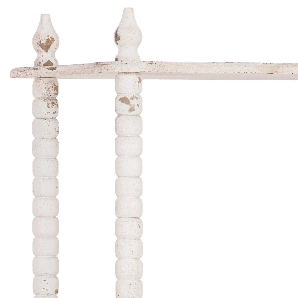 Mensola in legno bianco, 60x30x180 cm (altezza)
