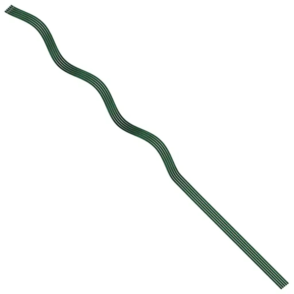 Supporto per piante 5 pcs Verde 110 x 0.6 x 0.6 cm Acciaio 4107057