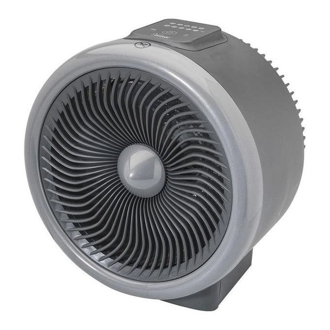 Bimar HF205 Termoventilatore 2 in 1 Stufetta Elettrica 2000W Termostato Regolabile 18-30°C Portatile colore Grigio
