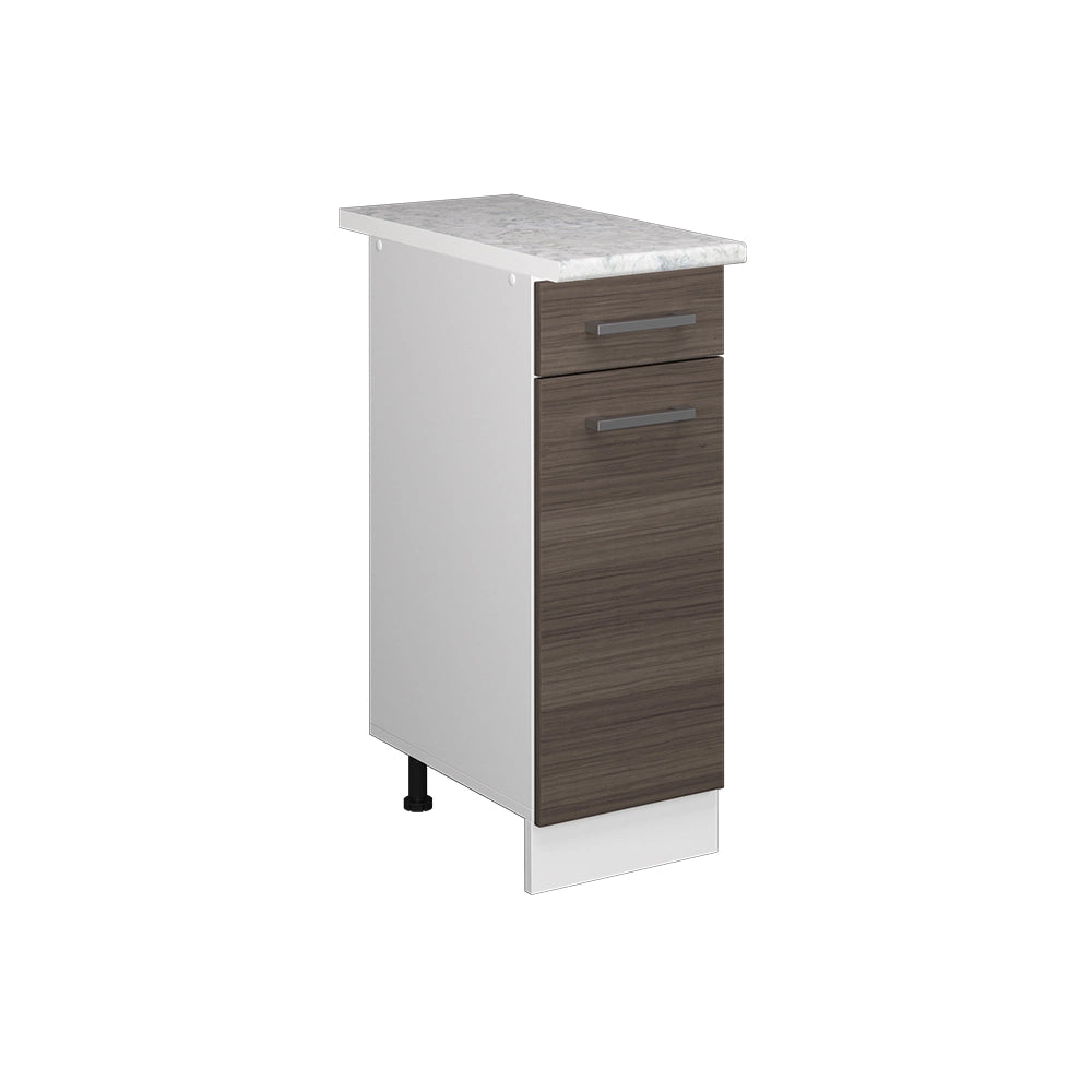 Vicco Mobiletto base per cucina Grigio 30 cm , PL Marmo