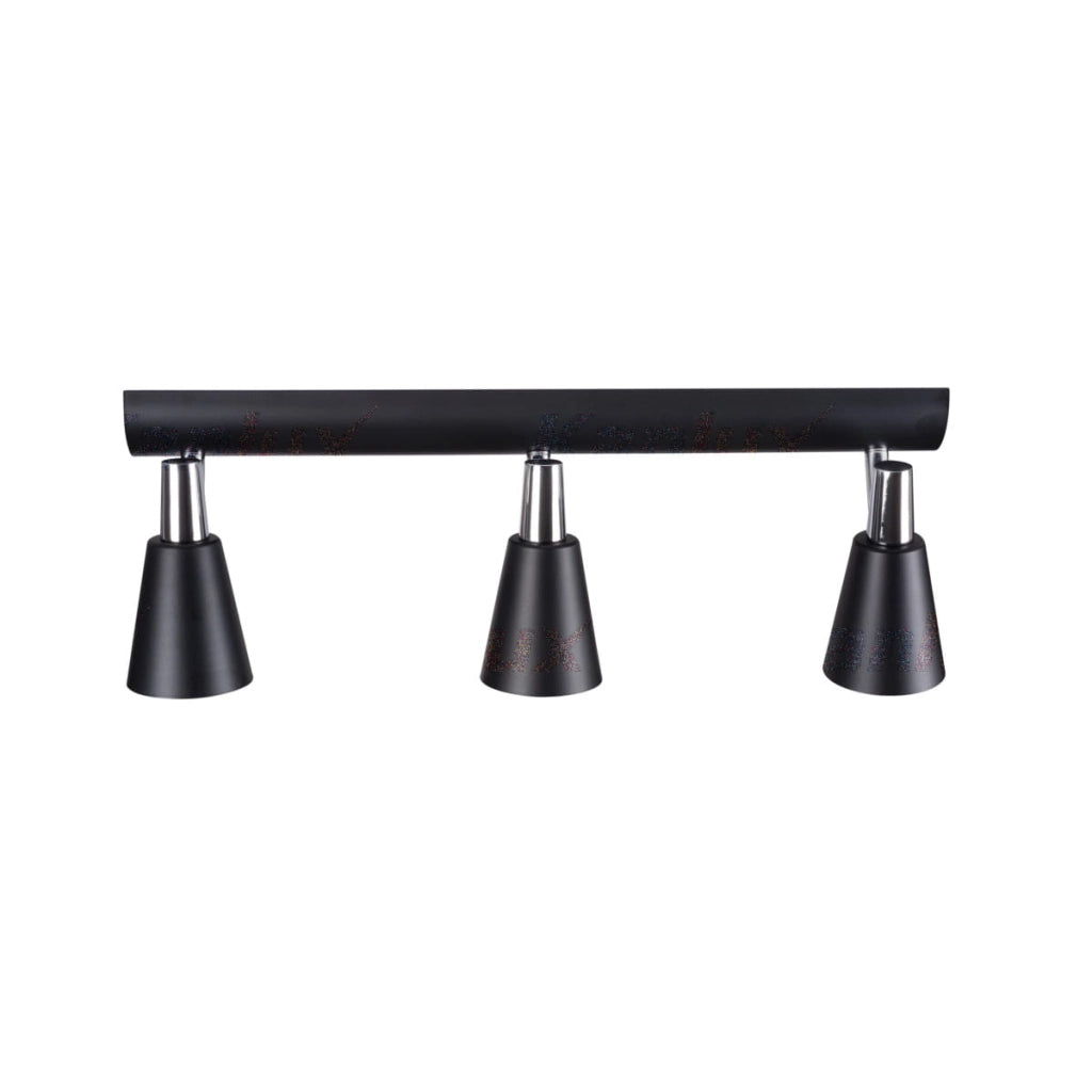 Plafoniera Kanlux Sempra EL-3I 3xGU10 nera orientabile