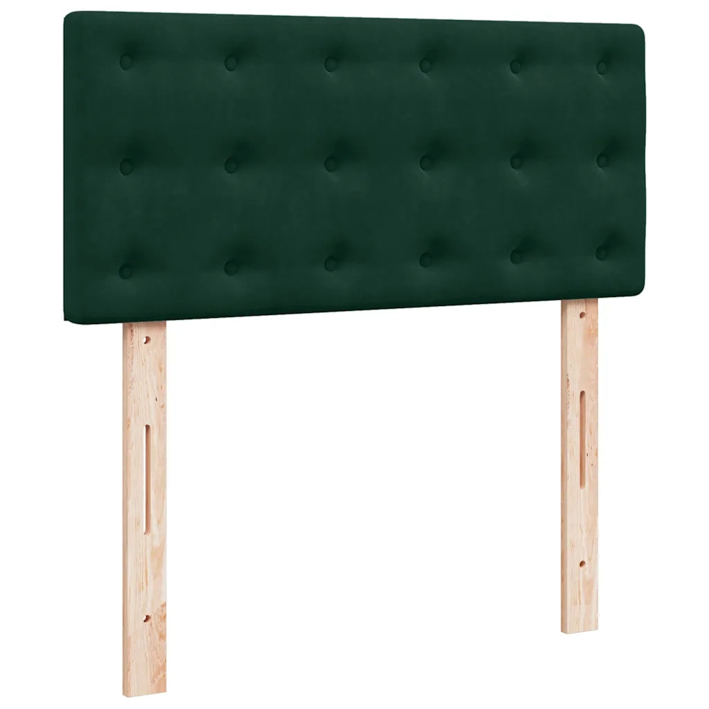 Struttura Letto Pouf con Materassi 200x200 cm Velluto 3312968