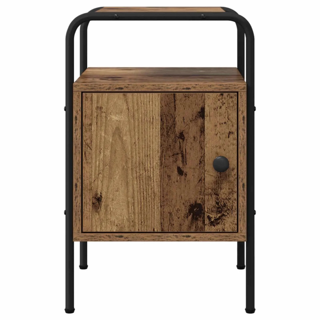 Armadio da Notte 2 pz Legno antico Legno ingegnerizzato 8007596
