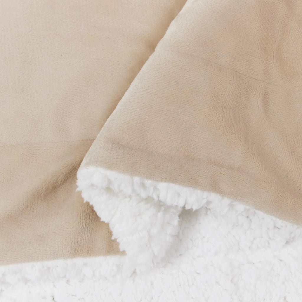 Coperta Beige 130 x 150 cm Panno 42016973