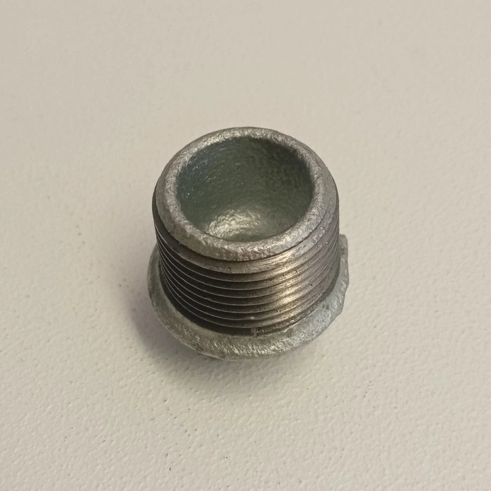 Raccordo m 2 tappo di ghisa zincata malleabile