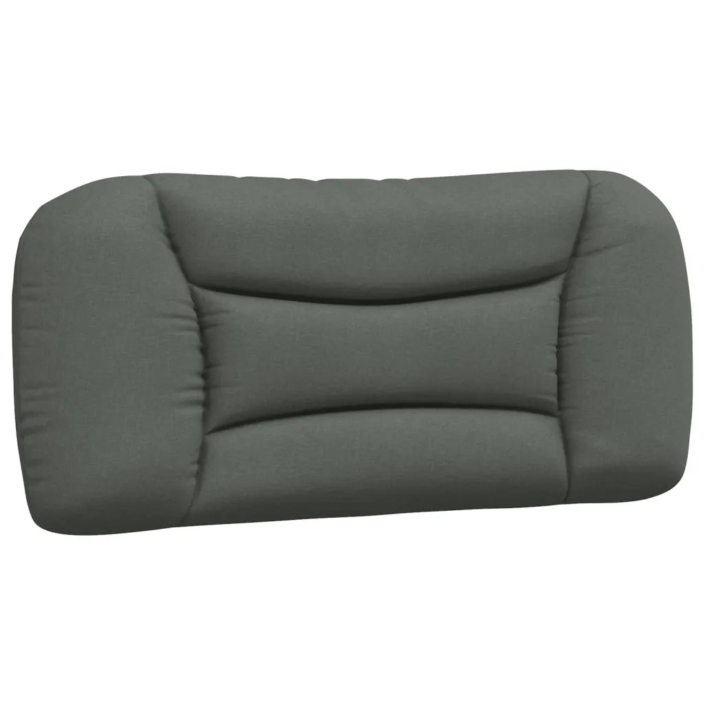 Cuscino Testiera Hvar Grigio Scuro 80 cm in Tessuto 374526
