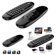 Trade Shop - Telecomando Air Mouse C-120 Wireless 2,4 Ghz Mini Tastiera Movimento Android Pc -