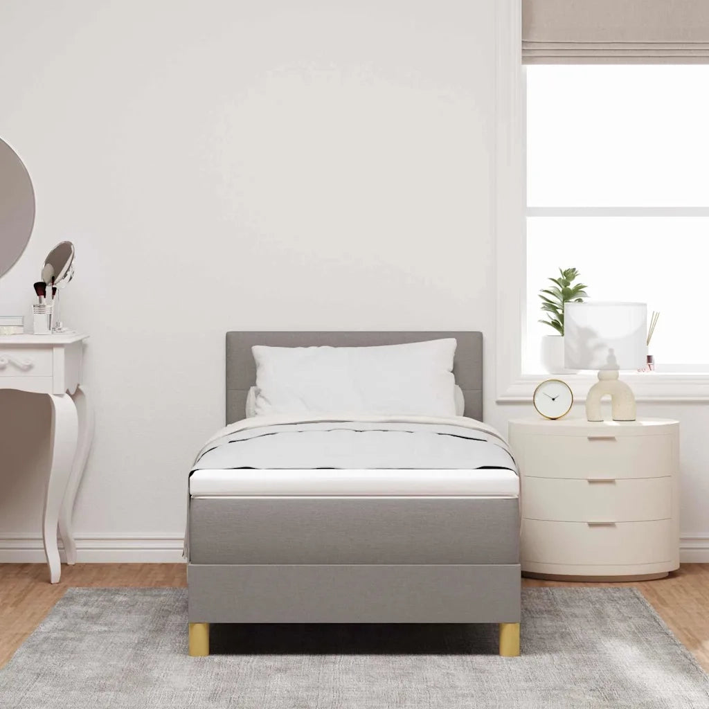 Letto a Sorgente LED con strisce LED Talpa 100 x 200 cm Tessuto 3342419