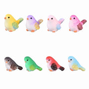 Set di 8 moderne sculture di uccelli per decorazione interna