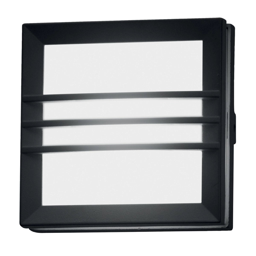 Applique esterna nera moderna GX53 LED 5,7W Elstead