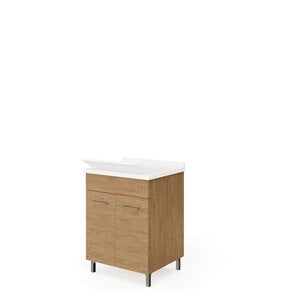 LAVATOIO LEGNO 60X50 ROVERE NATURALE- SAVINI DUE- 1,0 pz