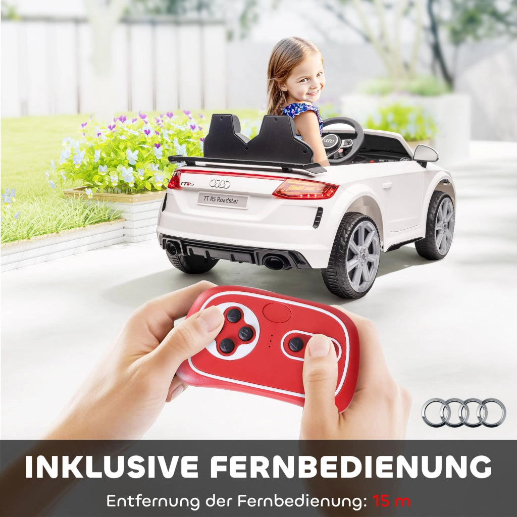 Auto Elettrica per Bambini Audi TT RS Roadster ¨C Minimal ¨C Bianco