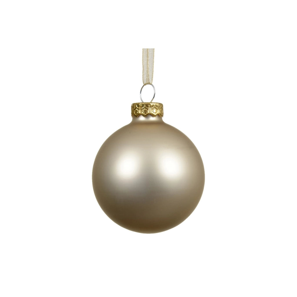 Pallina Vt opaco perla d8cm