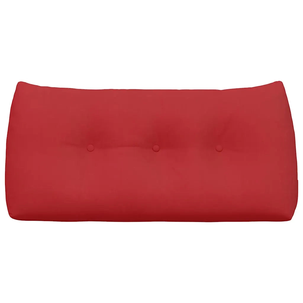 Cuscino per Schiena Rosso 100 x 24 x 50 cm Tessuto 42014453