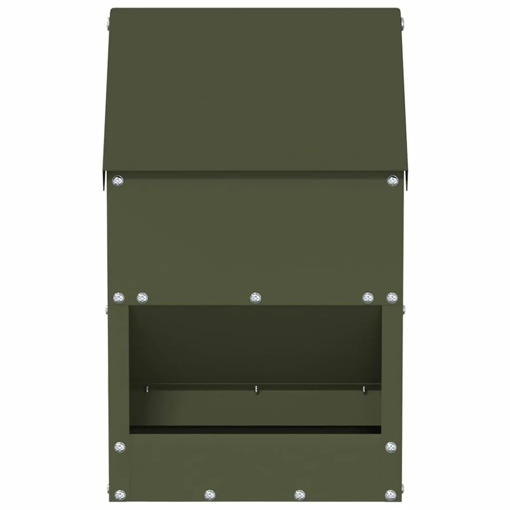 Feeder per pollo Verde oliva 21 x 16 x 33 cm 874664