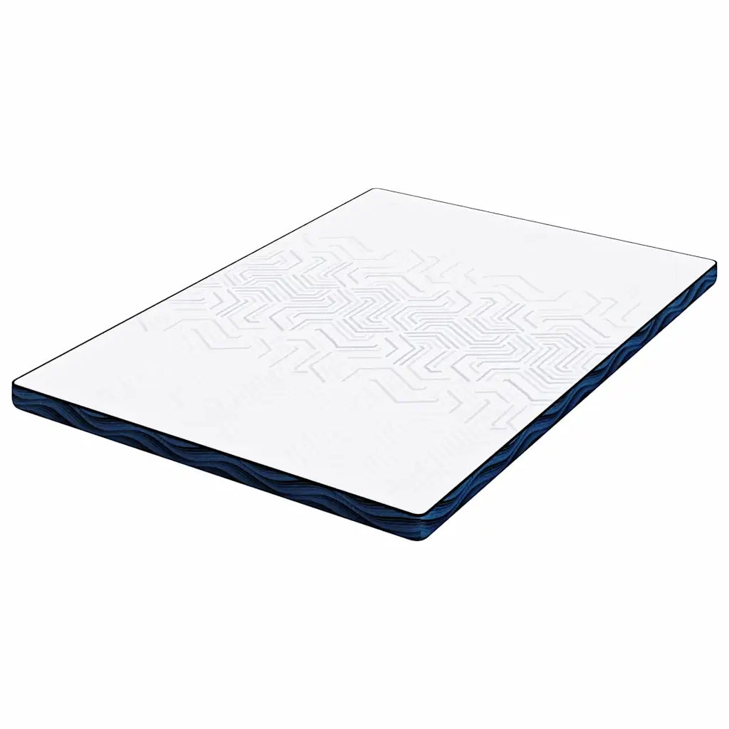 Topper per materasso Bianco 160 x 200 cm Tessuto Jacquard 4106272