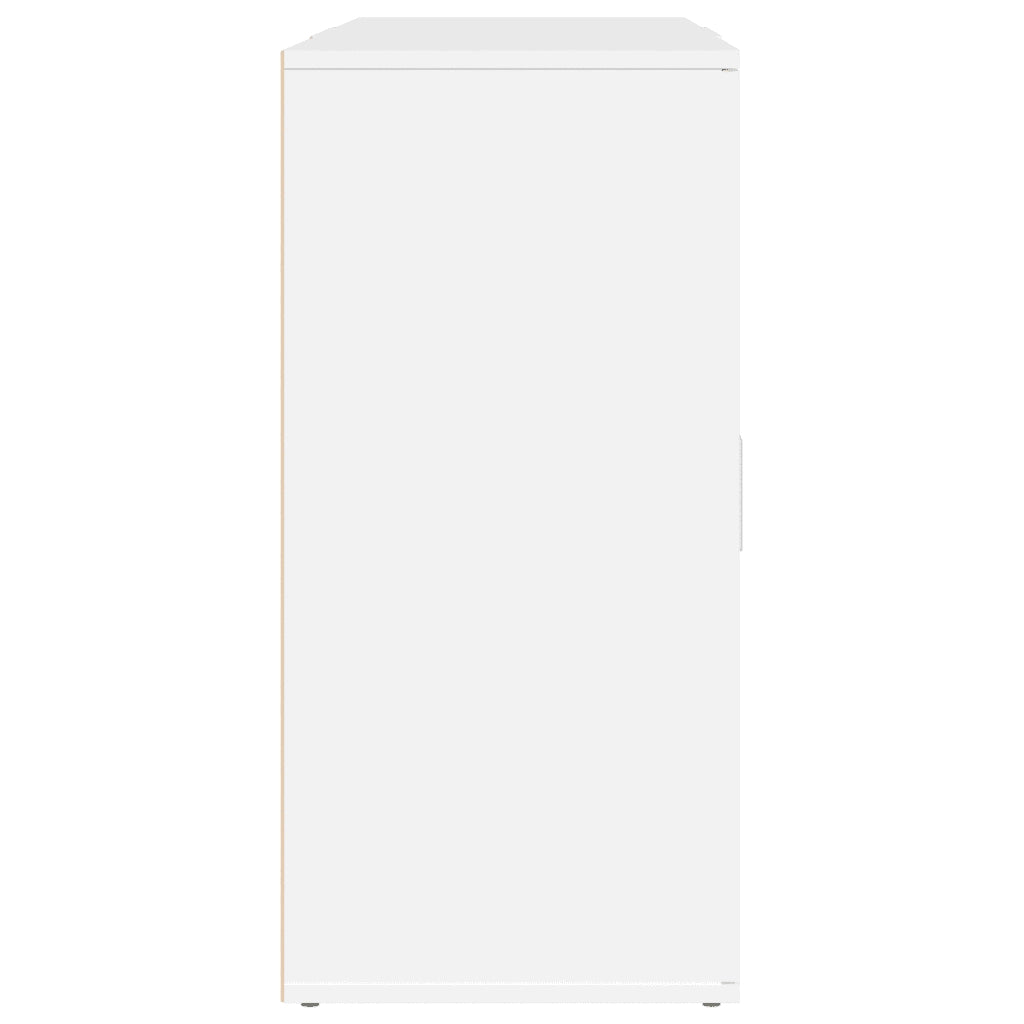 Credenze 3 pz Bianco in Legno Multistrato
