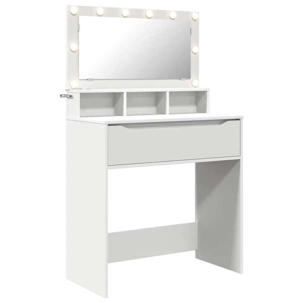 Tavoli da Trucco per Camera da Letto Bianco 80 x 39,6 x 135 cm 888967