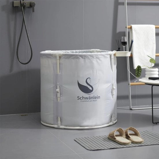 Bagno di ghiaccio pieghevole per crioterapia e sport invernali - Portatile e isolato, 70 x 65 cm